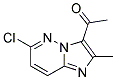 3-ACETYL-6-CHLORO-2-METHYLIMIDAZO[1,2-B]PYRIDAZINE 结构式