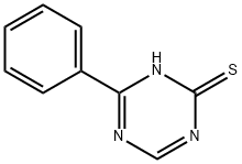 4 - 苯基-1,3,5-三嗪-2-硫醇 结构式