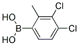 3,4-Dichloro-2-methylbenzeneboronic acid 结构式