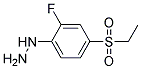 4-(Ethylsulphonyl)-2-fluorophenylhydrazine 结构式