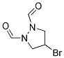 4-溴代-1.2-二甲酰基吡唑烷 结构式