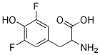 3,5-Difluoro-DL-tyrosine 结构式