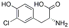 3-Chloro-D-tyrosine 结构式