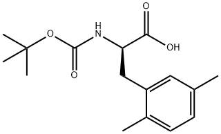 BOC-2,5-DIMETHY-D-PHENYLALANINE 结构式