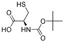 Boc-D-cysteine 结构式