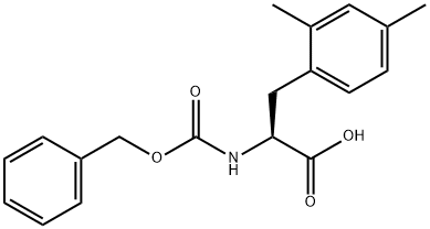 CBZ-2,4-DIMETHY-L-PHENYLALANINE 结构式