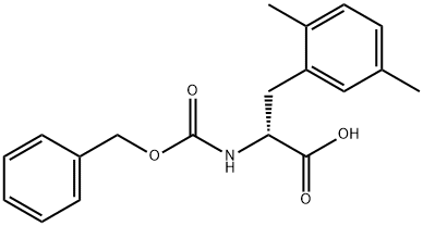 CBZ-2,5-DIMETHY-D-PHENYLALANINE 结构式