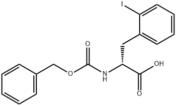 CBZ-2-IODO-D-PHENYLALANINE 结构式