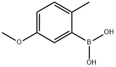 5-甲氧基-2-甲基苯硼酸 结构式
