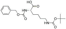 N-Benzyloxycarbonyl-N-e-tert-butoxycarbonyl-L-lysine 结构式