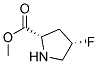 (2S,4S)-顺式-4-氟-L-脯氨酸甲酯 结构式