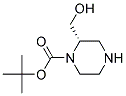 (S)-1-BOC-2-羟甲基哌嗪 结构式