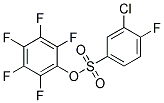 PENTAFLUOROPHENYL 3-CHLORO-4-FLUORO-BENZENESULFONATE 98% 结构式