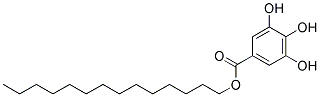 MYRISTYL-3,4,5-TRIHYDROXYBENZOATE 97% 结构式