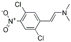 [(E)-2-(2,5-DICHLORO-4-NITRO-PHENYL)-VINYL]-DIMETHYL-AMINE 结构式