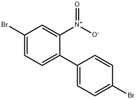 2-硝基-4,4-二溴联苯 结构式