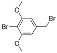 4-溴-3,5-二甲氧基溴苄 结构式