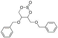 5-Benzyloxy-4-benzyloxymethyl-[1,3,2]dioxathiane 2-oxide 结构式