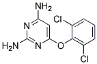 6-(2,6-DICHLORO-PHENOXY)-PYRIMIDINE-2,4-DIAMINE 结构式