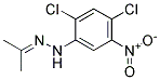 N-(2,4-DICHLORO-5-NITRO-PHENYL)-N'-ISOPROPYLIDENE-HYDRAZINE 结构式