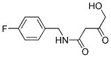 N-(4-FLUORO-BENZYL)-4-HYDROXY-3-OXO-BUTYRAMIDE 结构式