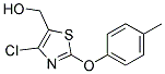 4-CHLORO-2-(4-METHYLPHENOXY)-5-THIAZOLEMETHANOL 结构式