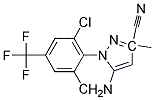 5-AMINO-1-[2,6-DICHLORO-4-(TRIFLUOROMETHYL)PHENYL]-3-METHYL-1H-PYRAZOLE-3-CARBONITRILE 结构式