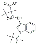 3-PINACOLATEBORYL-1-TBDMS-INDOLE 结构式