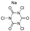 Trichloroisocyanuric Acid Sodium 结构式