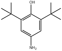 4-氨基-2,6-二叔丁基苯酚 结构式