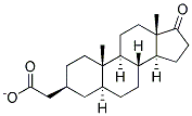 5A-Androstane-17-ONE-3B-Acetate 结构式
