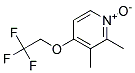 4-[2,2,2-Trifluoroethoxy]2,3-Dimethyl Pyridine N-Oxide 结构式