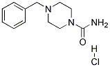 4-benzylpiperazine-1-carboxamideHCl 结构式