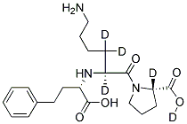 LISINOPRIL-D5 结构式