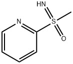 S-甲基-S-(2-吡啶基)亚磺酰亚胺 结构式