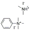 PHENYL TRIMETHYLAMMONIUM IODIDE, (TRIMETHYLAMMONIUM IODIDE) 结构式