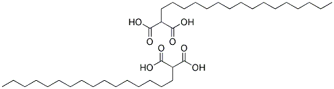 N-HEXADECYLMALONIC ACID, (CETYLMALONIC ACID) 结构式