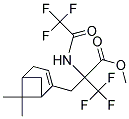 METHYL 2-[(6,6-DIMETHYLBICYCLO-[3.1.1]-HEPT-2-EN-2-YL)METHYL]-3,3,3-TRIFLUORO-2-[(TRIFLUOROACETYL)AMINO]PROPANOATE 结构式