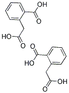 HOMOPHTHALIC ACID, (O-CARBOXYPHENYLACETIC ACID) 结构式