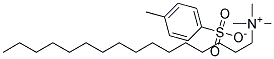 HEXADECYLTRIMETHYL AMMONIUM PARA-TOLUENSULFONATE 结构式