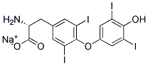 D-THYROXINE SODSIUM SALT 结构式