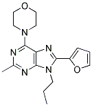 8-(FURAN-2-YL)-2-METHYL-6-MORPHOLINO-9-PROPYL-9H-PURINE 结构式