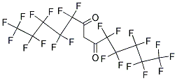 7H,7H-PERFLUOROTRIDECANE-6,8-DIONE 结构式