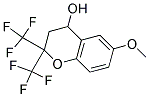 6-METHOXY-2,2-BIS(TRIFLUOROMETHYL)-CHROMAN-4-OL 结构式