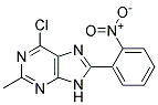 6-CHLORO-2-METHYL-8-(2-NITROPHENYL)-9H-PURINE 结构式