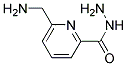 6-氨基乙基吡啶-2-碳酰肼 结构式