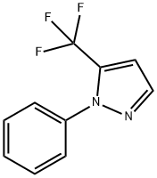 1-苯基-5-三氟甲基-1H-吡唑 结构式