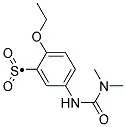 5-(3,3-DIMETHYL-UREIDO)-2-ETHOXY-BENZENESULFONYL 结构式