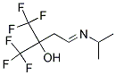 4-ISOPROPYLIMINO-1,1,1-TRIFLUORO-2-TRIFLUOROMETHYL-BUTANE-2-OL 结构式