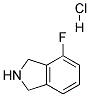 4-FLUOROISOINDOLINE HYDROCHLORIDE 结构式